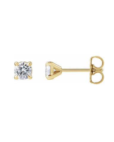 1/2 Carat Lab-Grown Diamond Stud Earrings