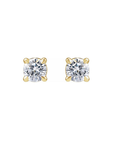 1/2 Carat Lab-Grown Diamond Stud Earrings