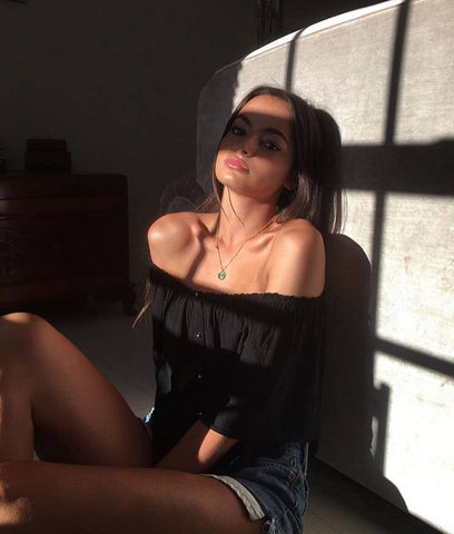 Engraved Gold Initial Necklace On Curb Chain