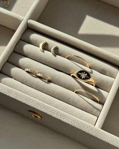 Natural Diamond Solid Gold Huggies