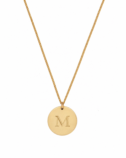 Gold Initial Necklace