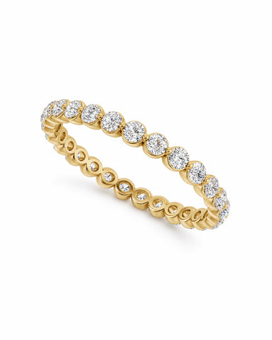 14k Gold and Diamond Eternity Ring
