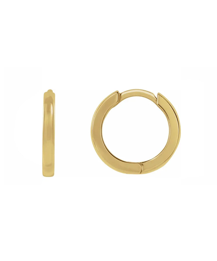 Solid Gold Mini Hoops 10mm