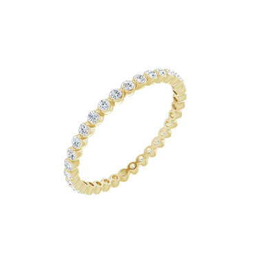 Solid Gold and Diamond Eternity Ring