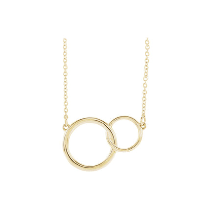 Solid Gold Love Link Necklace